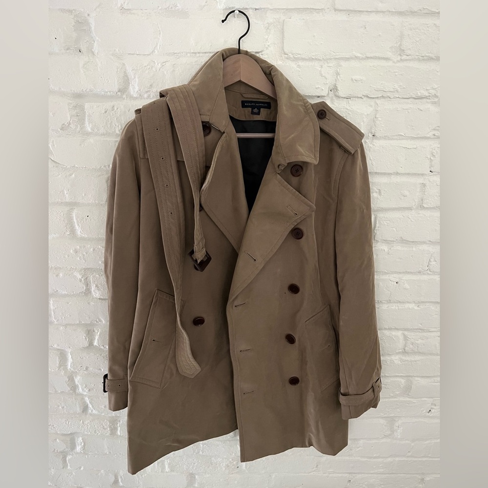 Banana Republic Men Trench Coat - Size Small